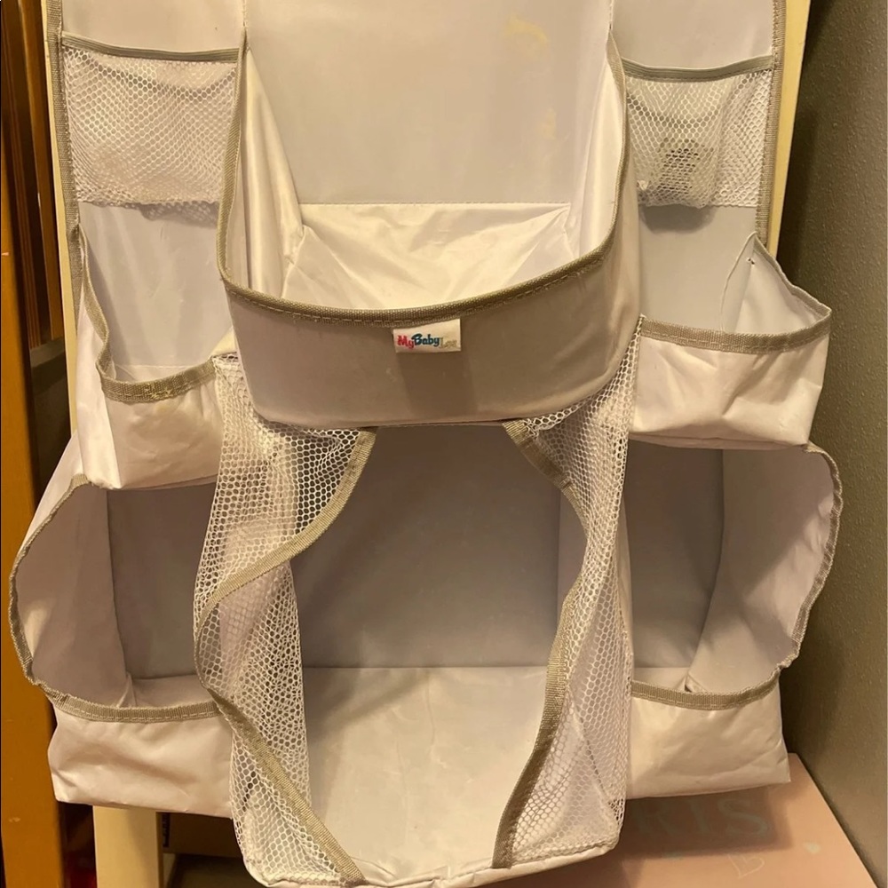 Changing table organizer